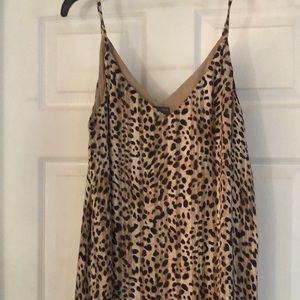 Vince Camuto size L leopard Maxi dress
